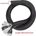 Forge Cable Sleeve – Gaine Tressée Auto-Fermante pour Câbles