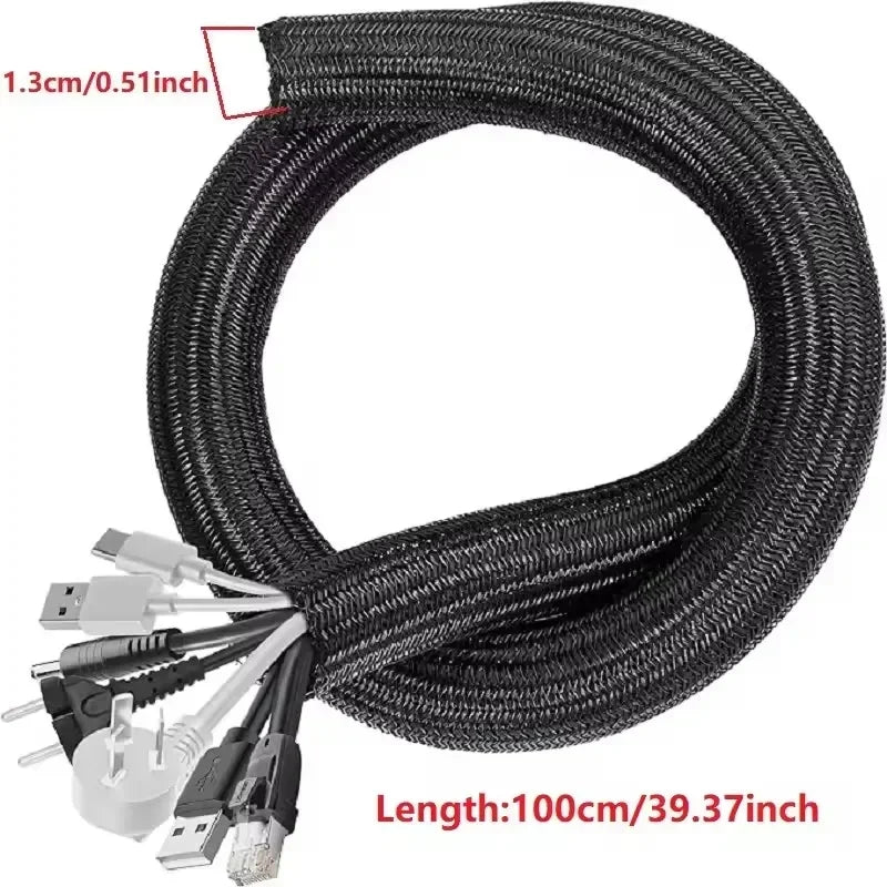 Forge Cable Sleeve – Gaine Tressée Auto-Fermante pour Câbles