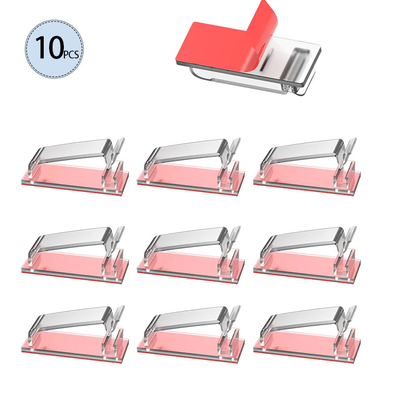 Forge Cable Clip – Clips Auto-Adhésifs de Gestion des Câbles