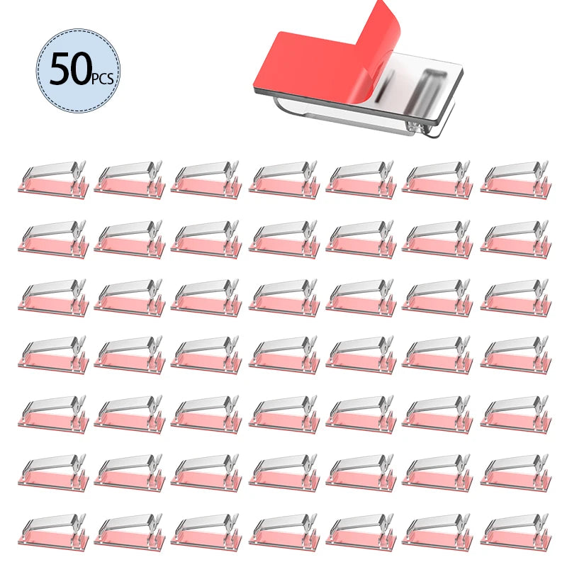 Forge Cable Clip – Clips Auto-Adhésifs de Gestion des Câbles