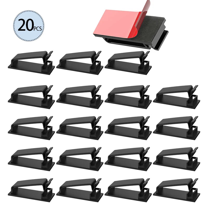 Forge Cable Clip – Clips Auto-Adhésifs de Gestion des Câbles