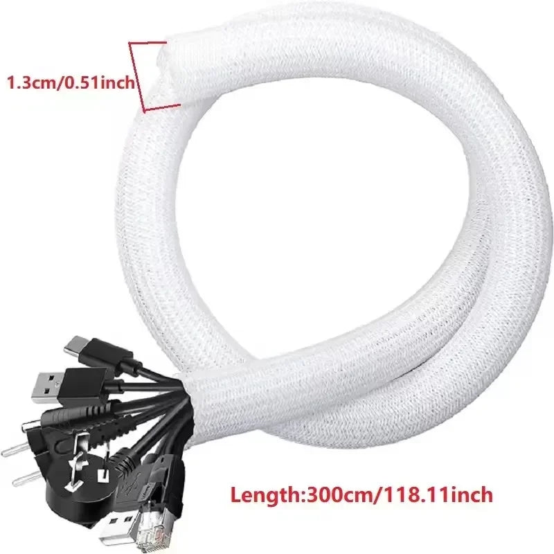 Forge Cable Sleeve – Gaine Tressée Auto-Fermante pour Câbles