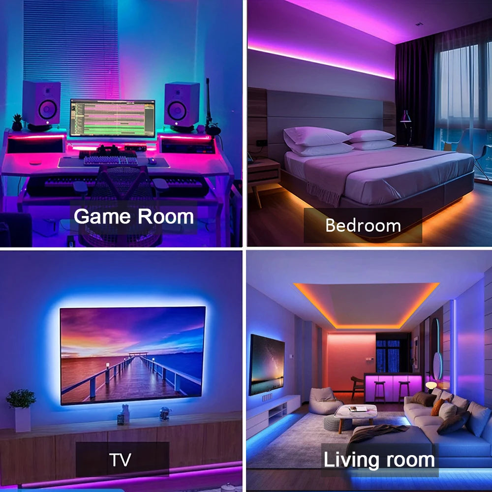🌈 Forge Bande LED RGB USB – Éclairage Ambiant pour Setup Gaming