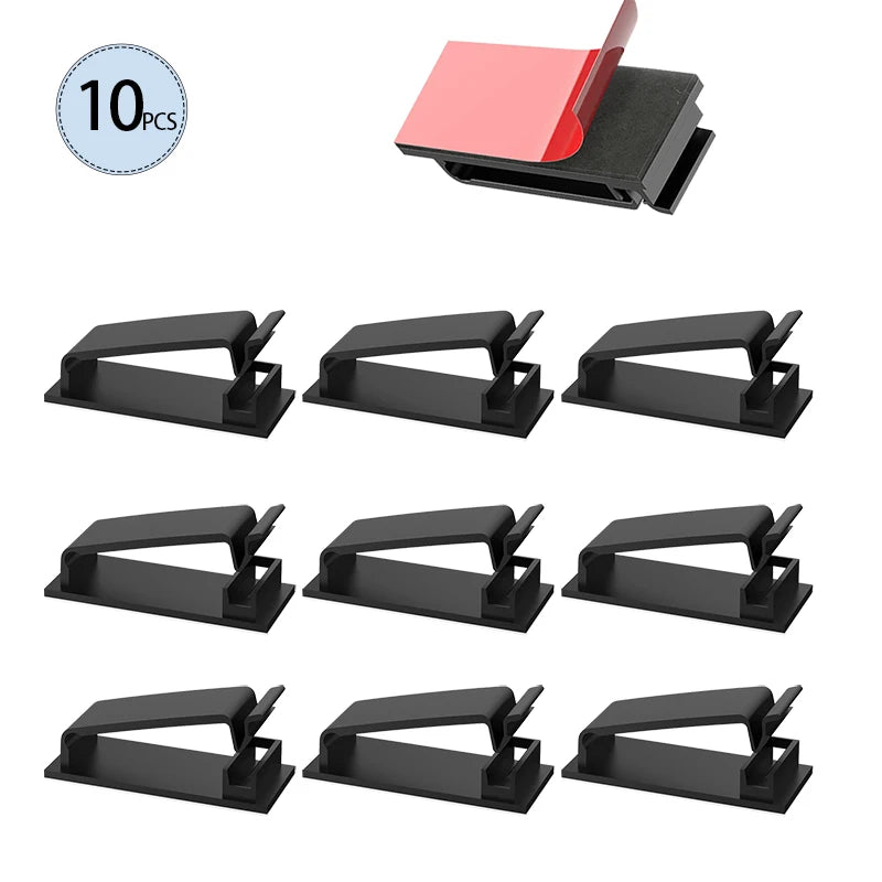 Forge Cable Clip – Clips Auto-Adhésifs de Gestion des Câbles
