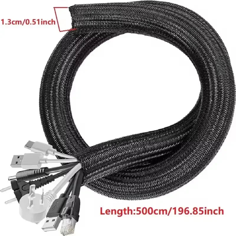 Forge Cable Sleeve – Gaine Tressée Auto-Fermante pour Câbles