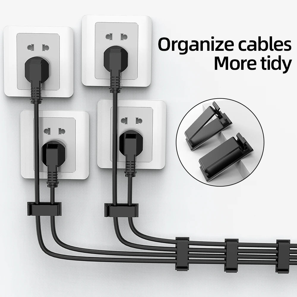 Forge Cable Clip – Clips Auto-Adhésifs de Gestion des Câbles