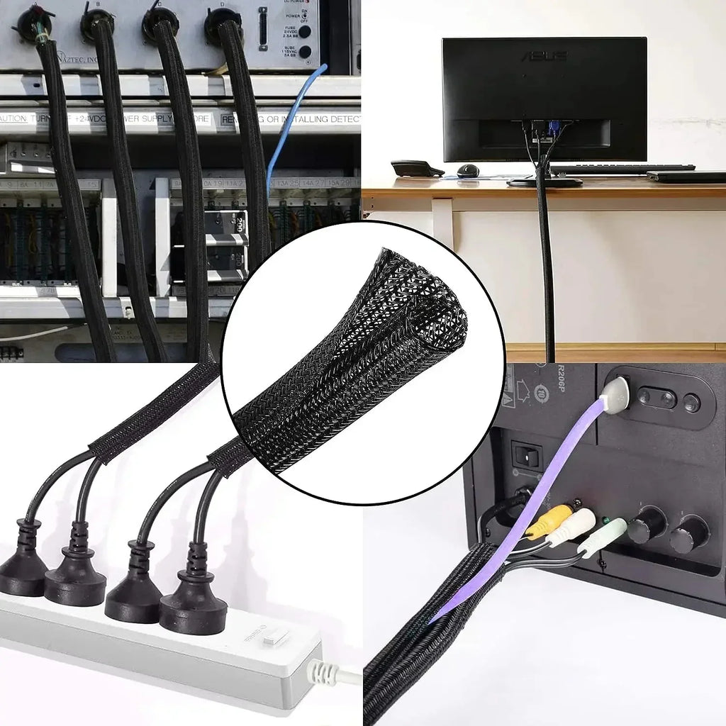 Forge Cable Sleeve – Gaine Tressée Auto-Fermante pour Câbles