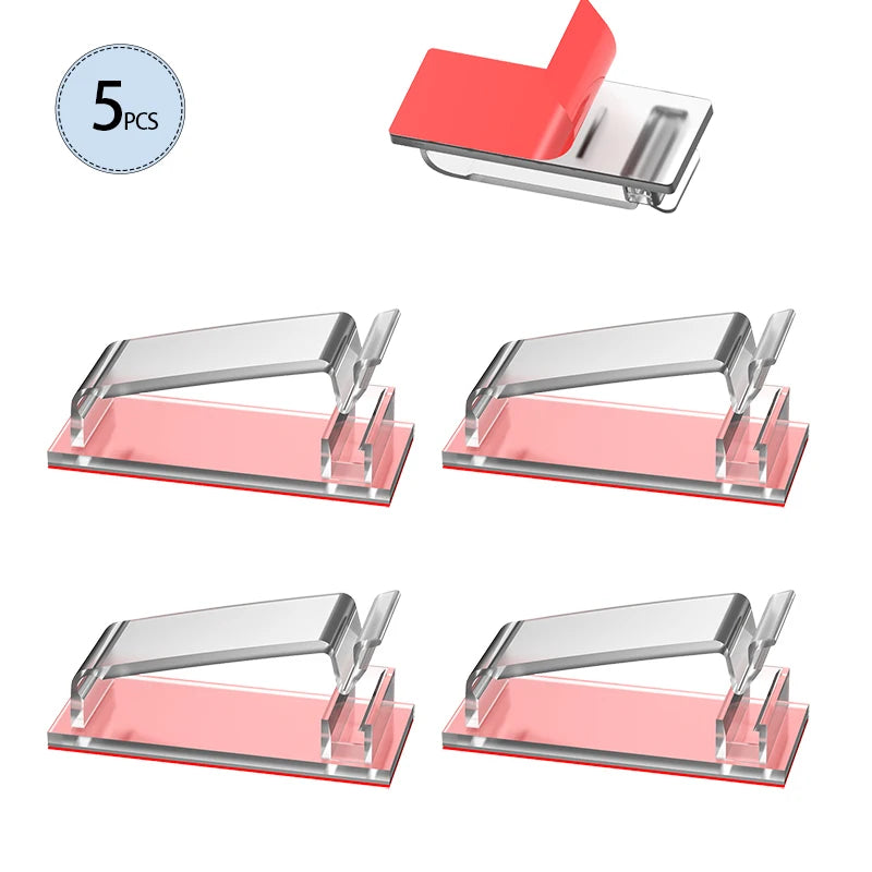 Forge Cable Clip – Clips Auto-Adhésifs de Gestion des Câbles