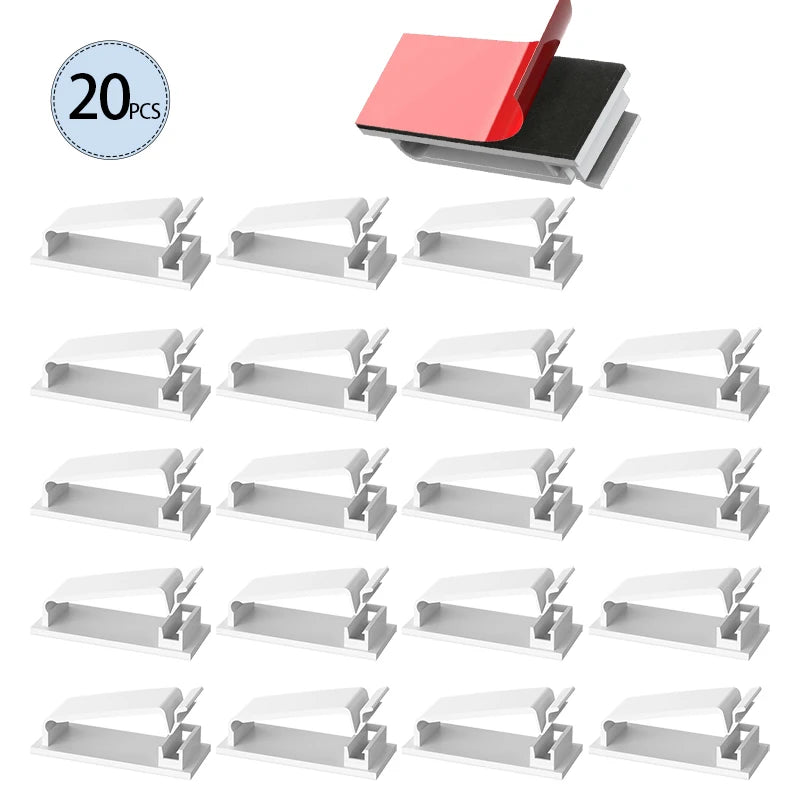 Forge Cable Clip – Clips Auto-Adhésifs de Gestion des Câbles