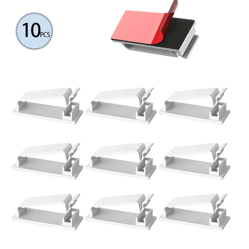 Forge Cable Clip – Clips Auto-Adhésifs de Gestion des Câbles