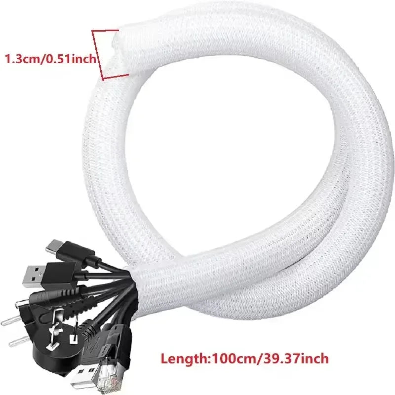 Forge Cable Sleeve – Gaine Tressée Auto-Fermante pour Câbles
