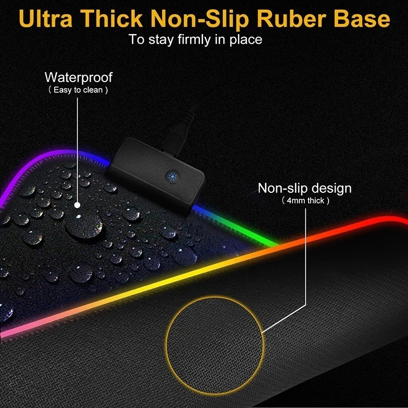 🖱️ Forge RGB Desk Mat XXL – Tapis de Souris Gaming LED