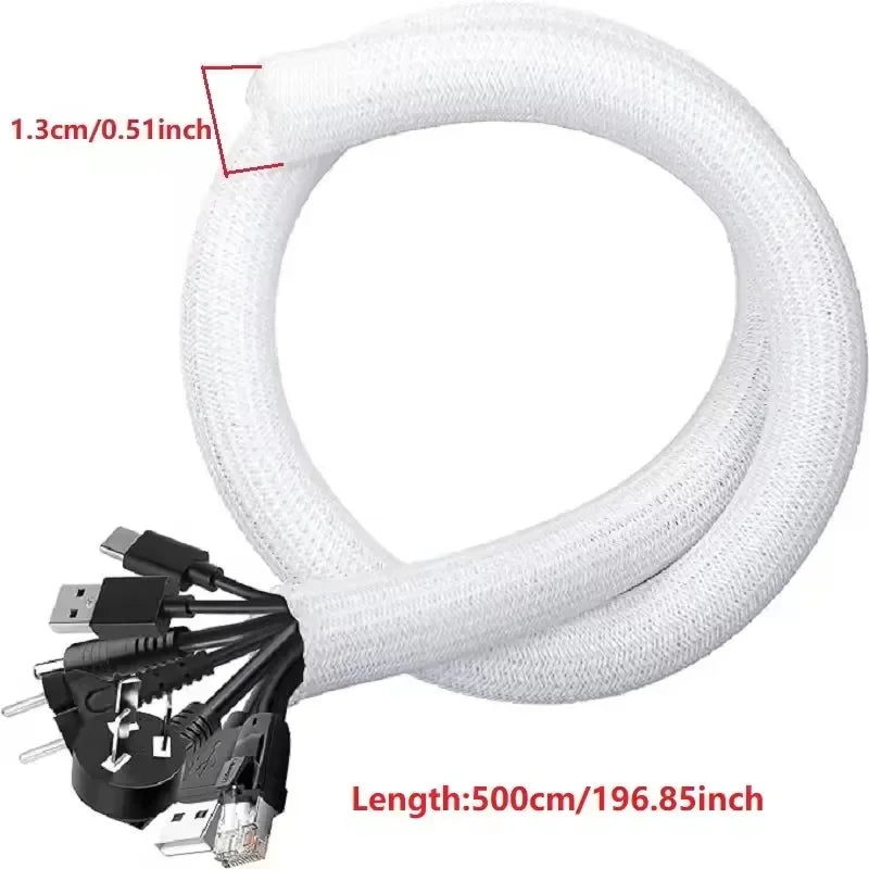 Forge Cable Sleeve – Gaine Tressée Auto-Fermante pour Câbles
