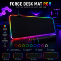 🖱️ Forge RGB Desk Mat XXL – Tapis de Souris Gaming LED