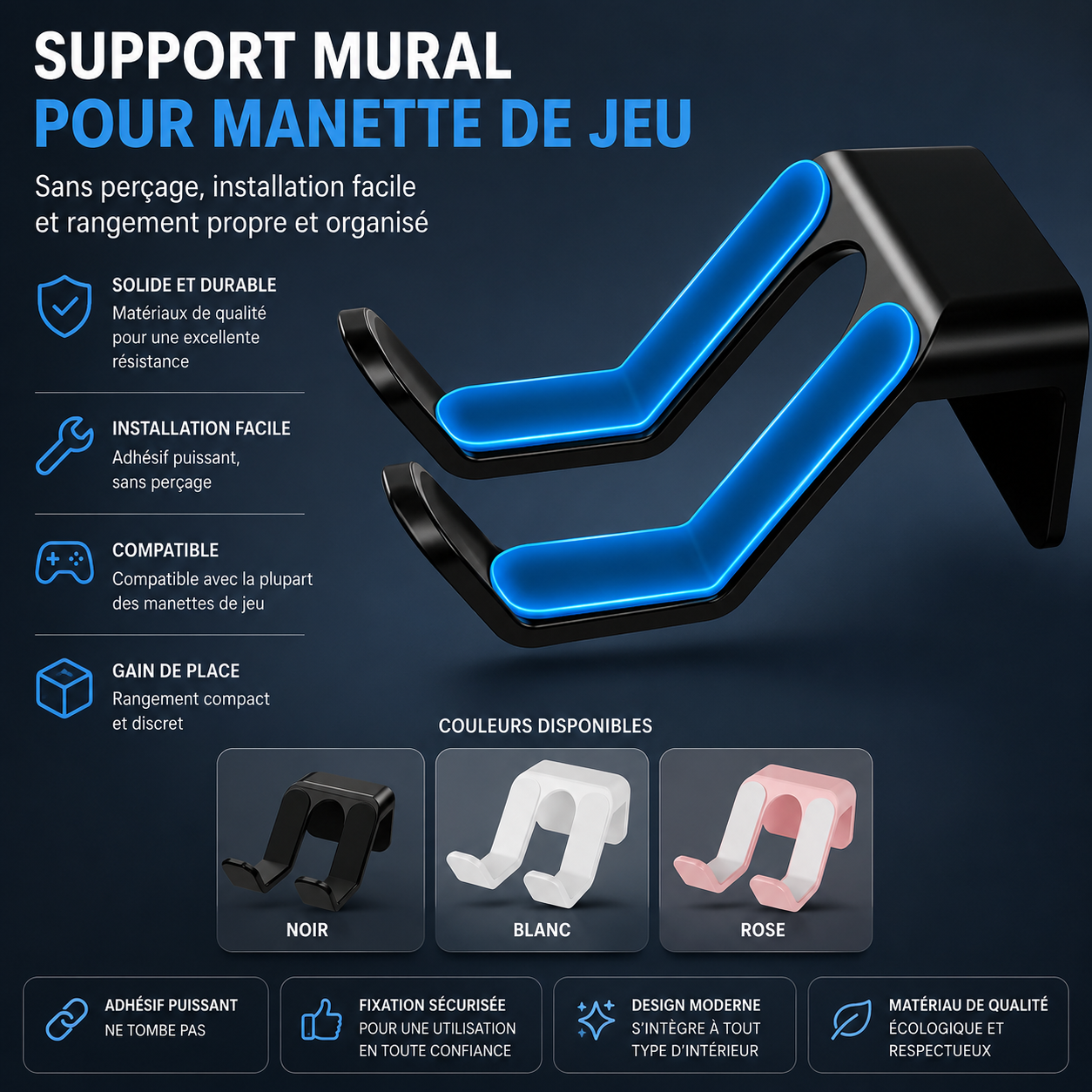 Forge Controller Mount – Support Mural pour Manette de Jeu